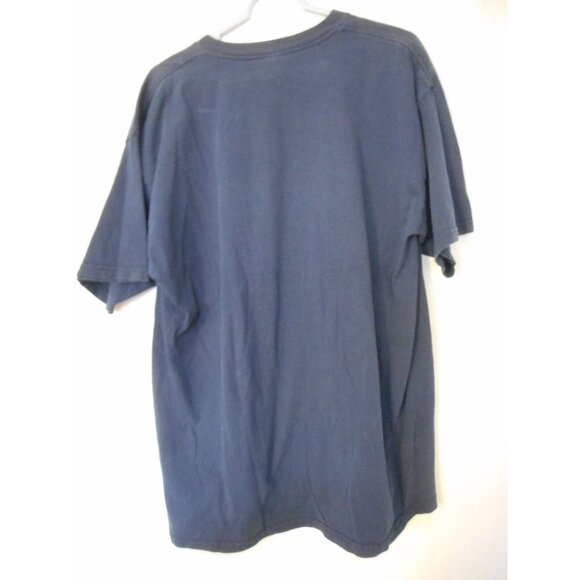 Vtg Blue Charlie Brown Blockhead U Tee T-Shirt Short Sleeve cotton blend Unisex - Picture 4 of 4